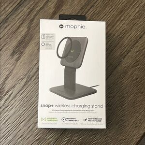 Mophie – Snap Plus Magsafe Wireless Charging Stand 15w – Black